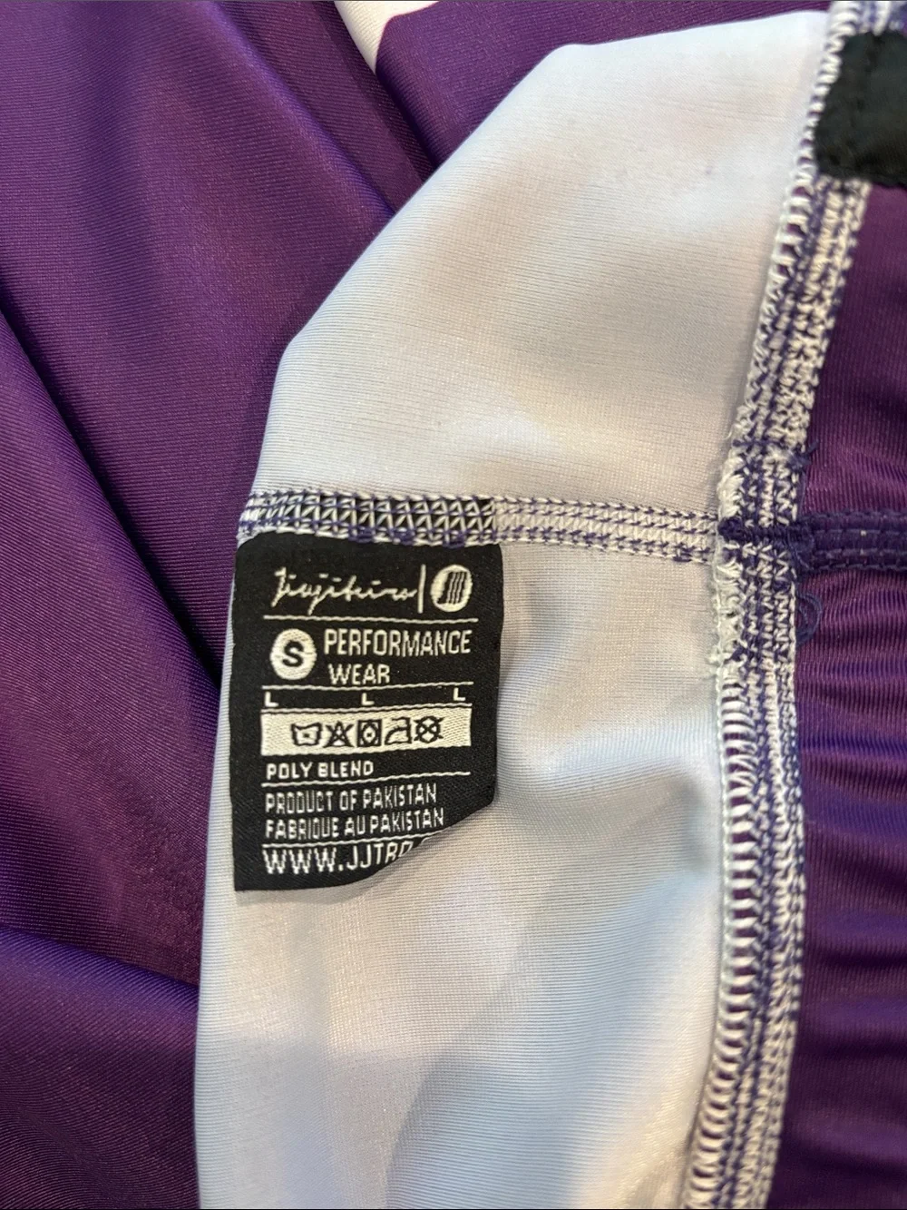 jiujiteiro Performance Purple Ranked BJJ Rash Guard